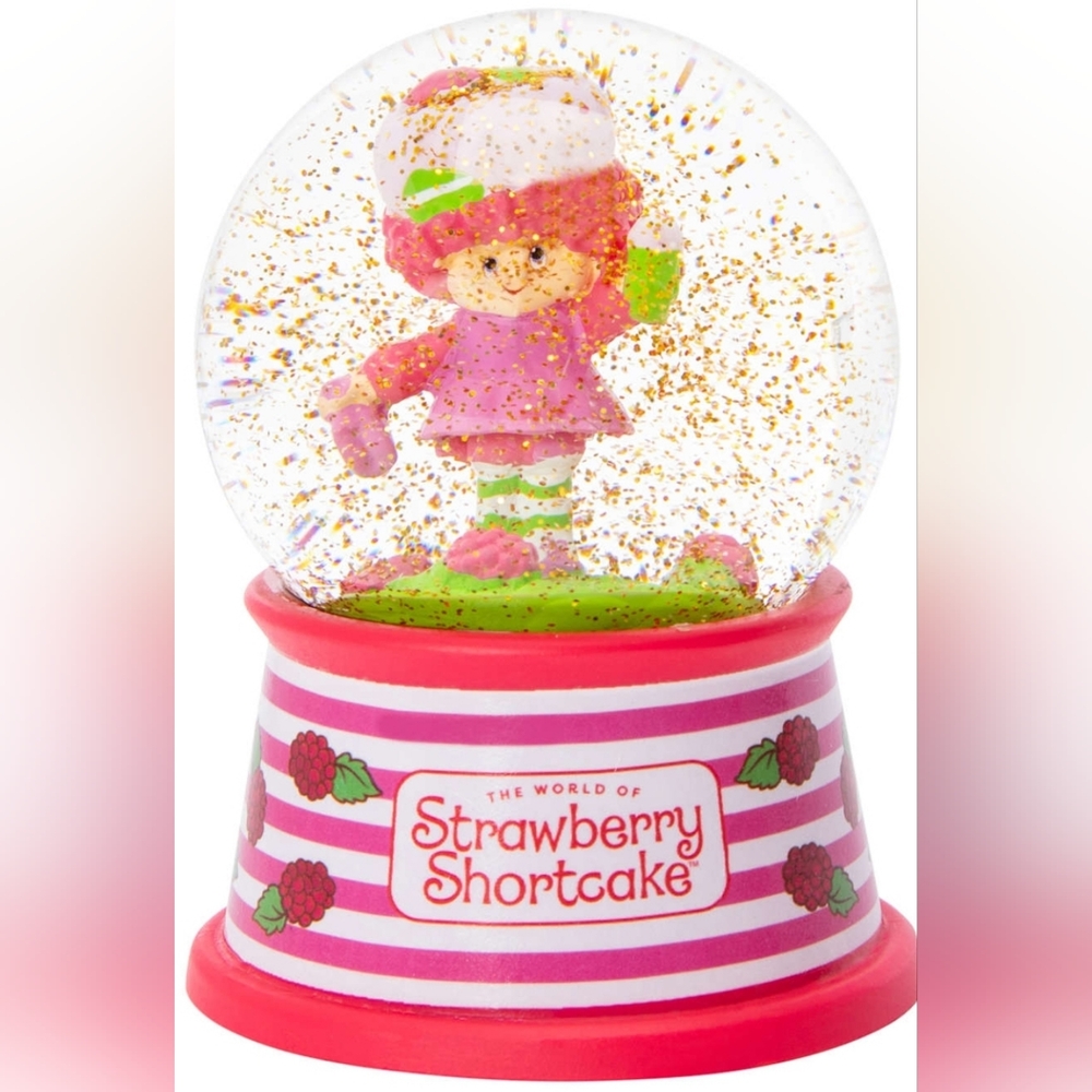 The World of Strawberry Shortcake: Raspberry Tart Mini ❄️ Snow Globe/BNIB